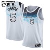 Canotte Bambino Minnesota Timberwolves Anthony Edwards Nike 2024-25 City Edition Bianco Swingman